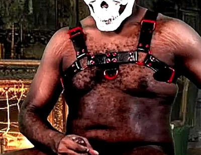 Gooning at the Haunted Mansion - Huge Cocked Beefy Jock Ready to Blow Massive Load