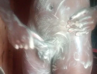 Stroke That Big Black Dick in the Shower and Cum