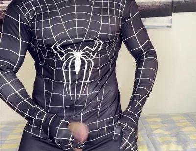 My Spiderman Cock Cums!