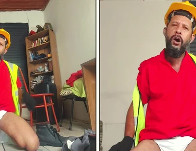 White Underwear - Worker (double Camera)