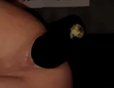 2 Huge Anal Eggplants Insertion ..big Anal Stretching!!