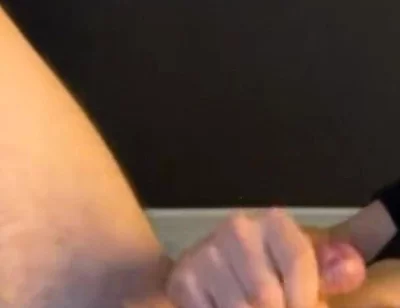 Pup Jerking Live - Huge Cumshot