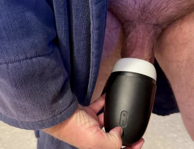 Second Shot with New Toy-cum as Lube