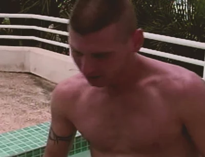 Gay Island Scene-4_gay Anal Threesome in the Pool with a Latino Friend