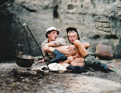 Marc Vidal and Two Hikers