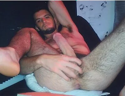 Hot Jock Pushes Cum Out His Ass And Cumshot