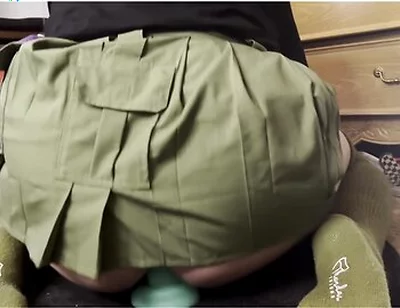 Cute Femboy Takes Knot In Skirt