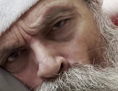 Grandpa Santa Bear Worships Cock