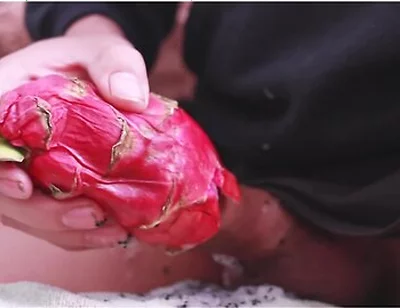 I Was So Horny I Used A Dragon Fruit To Jerk Off And Then Took A Long Piss