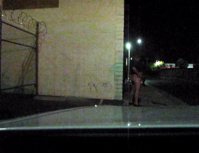 Nighttime Sidewalk Cum