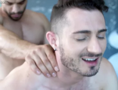 Buff Exchange Student 18+ Lets Roommate Ride His Cock