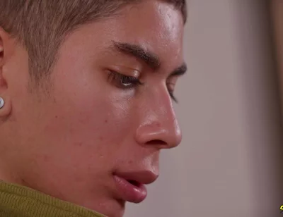 Hot Skinny Twink Jerking His Big Dick Until He Shoots a Big Thick Cum Load
