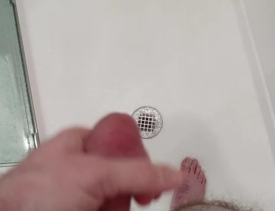 Jerking It in the Hotel Shower Stall