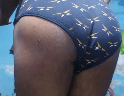 Horny Indian Femboy Wearing His Step Sister's Bra and Panties