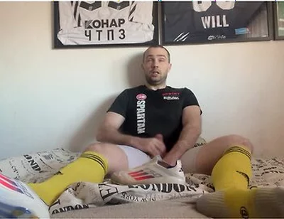 Wank And Cum In Soccer Socks And Cleats