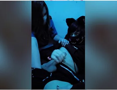 Cute Femboy Gets Help From Boyfriend Then Takes Over To Cum :3