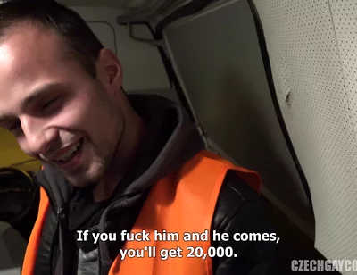 Czech Gay Couples 5 Parking Lot Punishment - Fresh Meat Wrecked in a Company Car