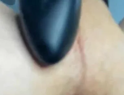 Young Boy Fucks Himself with All His Might with Huge Dildo