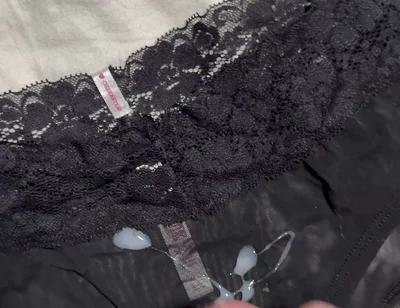 Cum on Wife’s Panties 6