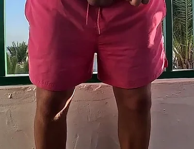 Peeing on the Balcony on Holiday