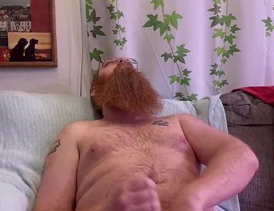 Naked Self Piss and Cum