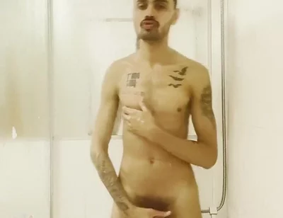 Jacking off Until I Cum in the Shower