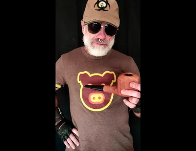 Huge Pipe Smoking Man