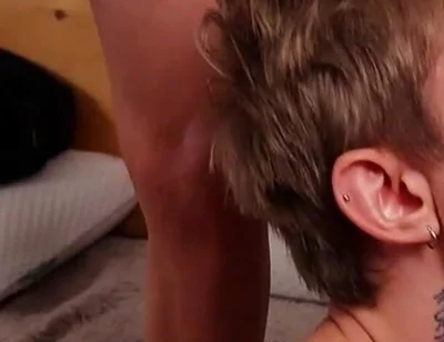 Friend Offer to Fuck Cute Stepbrother, Two Guys with Big Cocks Fuck Cute Guy's Tight Asshole