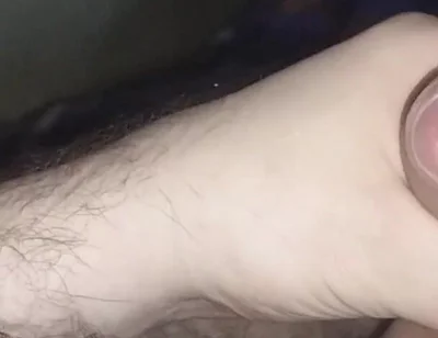 Masturbating on Bed and Huge Cumshot to My Hairy Belly
