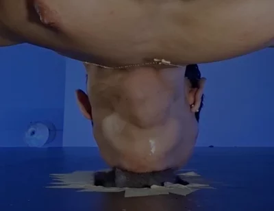 Sucking a Huge Black Cock in a Glory Hole