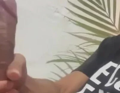 Young Man Enjoying a Rich Handjob
