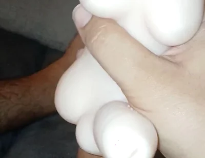 Masturbation Whith a Bixesual Toy.