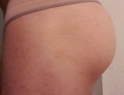 Ass in Girls Underwear