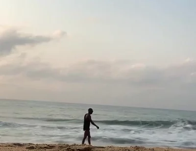 Still on Beach Having Good Time Alone