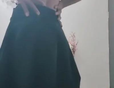 Cute Gay Sissy in Skirt