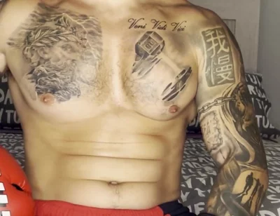My Cock Cums, with Boxing Gloves
