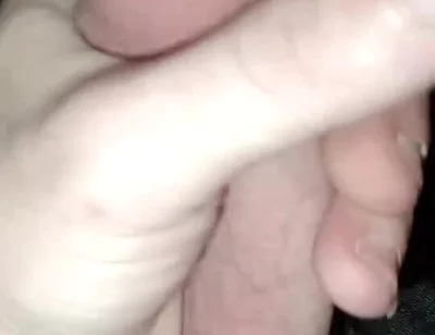 Stroking My Thick 7 Inch Cock