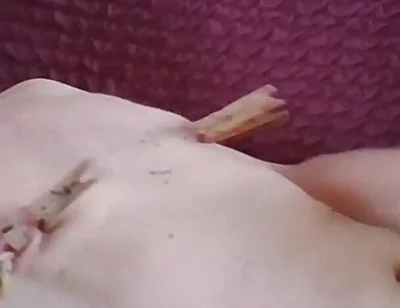 Nipple Suckers Bob and Jerk off with Clamps