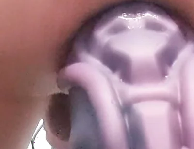 Stuffing my hot ass with a giant cock