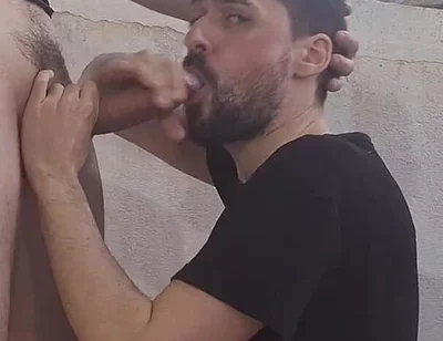 Hot Daddy Sucking Stud Massive Cock and Nuts 3 Times