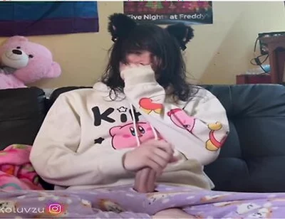 *soft Moaning Orgasm* Femboy Eats Precum And Plays Cuz Stepdaddys At Work
