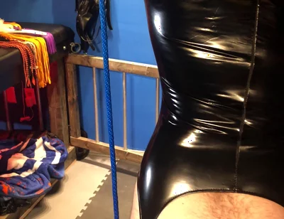 Black Pvc Bodysuit