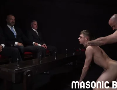 Apprentice Andram, Rick Fantana And Jack Andram - 2 Hung Suited Guys Bareback Apprentice