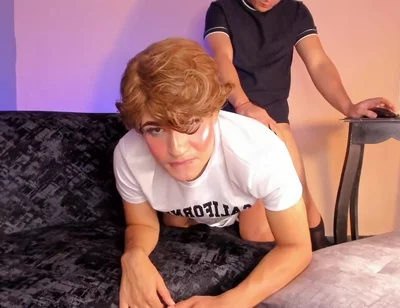 Femboy Gets Fucked by Her Best Friend's Stepbrother