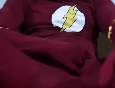 Jerking off Cosplay the Flash Latino Masturbation Chileno