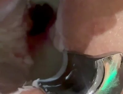 Pouring Hot Candle Wax Into Ass