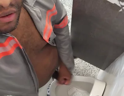 Toilet Masturbating