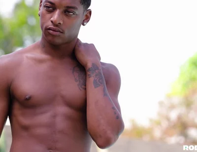 Michael Boston And Ty Santana In Interracial Jockstrap Action