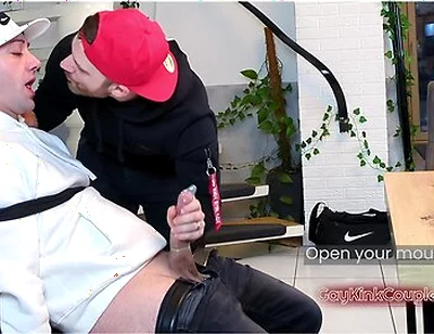 Bound On A Chair At His Mercy