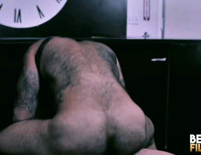 Bearfilms Bearded Gay Marc Giacomo Takes Atlas Grant Hard Cock After Oral